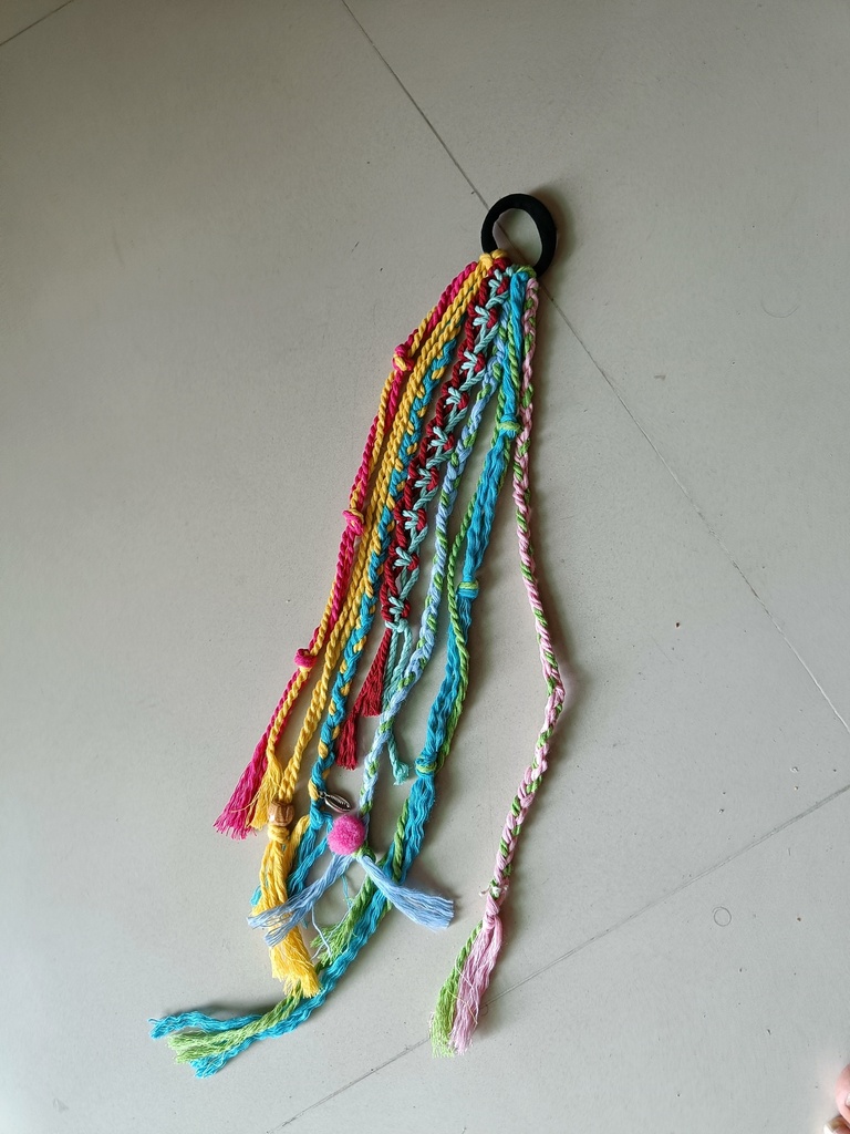 Saanvi Creations' Wildflower Dreams: The Boho Headband | Macrame Hair Band | Macrame Hair Style | Macrame Hair Color