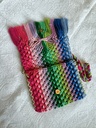  Saanvi Creations' Rainbow Macrame Bag: Macrame Sling Bag | Macrame Sling Bag | Macrame Bag | Macrame Hand Bag | Sling Bag | Multi Color