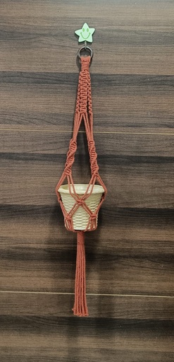  Saanvi Creation: Woven Sanctuary - Boho Macrame Plant Hangers for Plant Lovers | Macrame Plant Hanger | Macrame Hanger | Boho Hanging