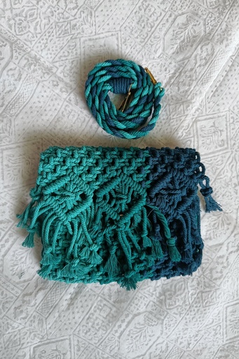  Saanvi Creations' Peacock Macrame Bag: Multicolored Macrame Sling Bag | Macrame Sling Bag | Macrame Bag | Macrame Hand Bag | Sling Bag | Peacock Theme