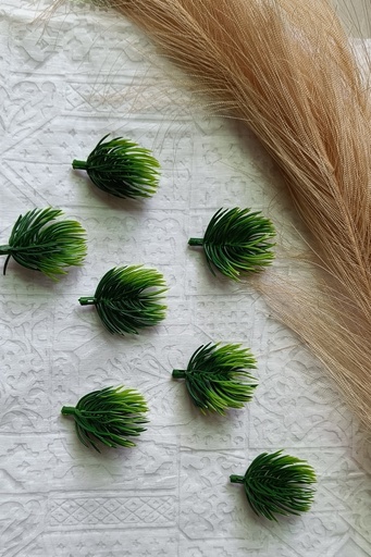 Saanvi Creation: Textured Touches - Faux Grass Accents for Macrame Magic! | Artificial Miniature Grass Bunch | Macrame Craft |  Macrame Accessories