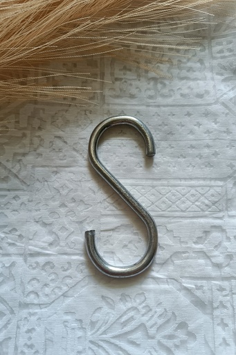 Stainless Steel S Hooks | Macrame Craft Hangers | Macrame Hooks / Sturdy S Hooks / Heavyweight Macrame Tools / Driftwood Holding Hooks | Macrame S-Hook Rings | Macrame Plant Hangers Hooks